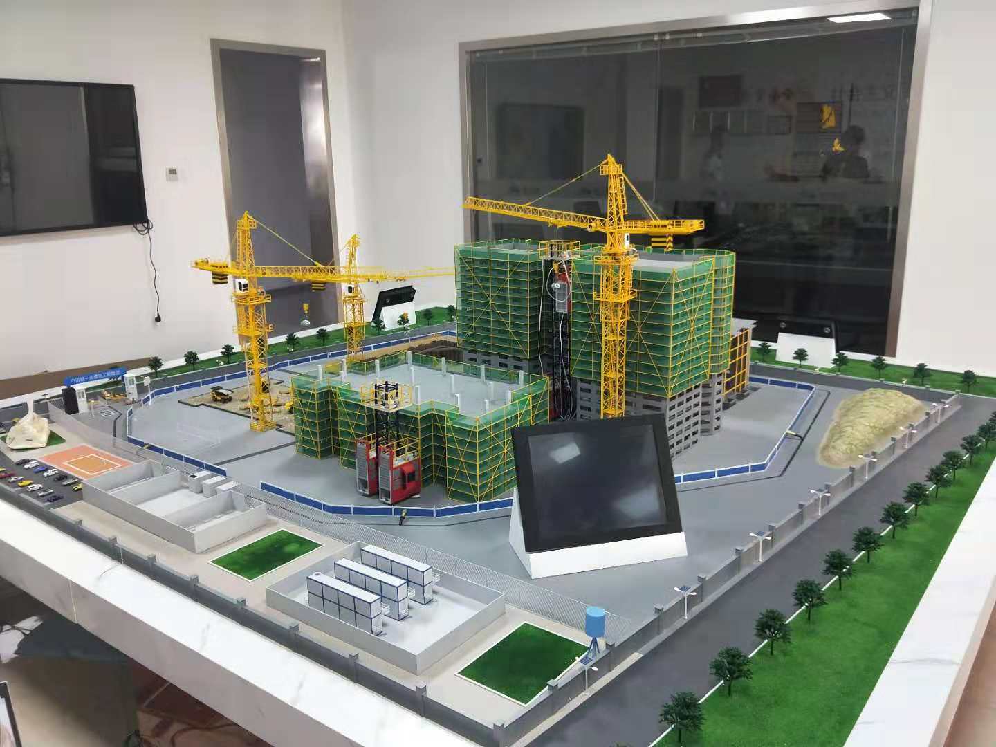 福安市建筑施工场景模型